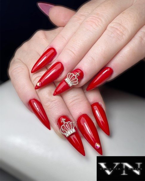 Stylish Womens Crown Nail