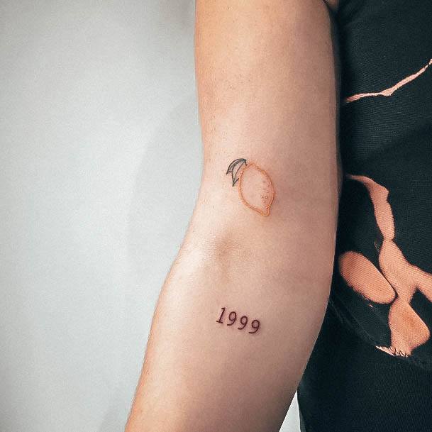 Stylish Womens Date Tattoo