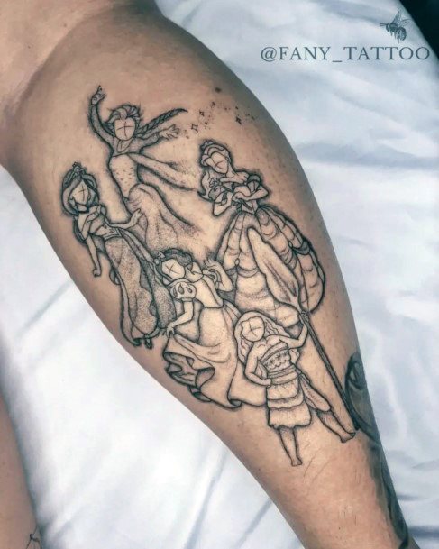 Stylish Womens Elsa Tattoo