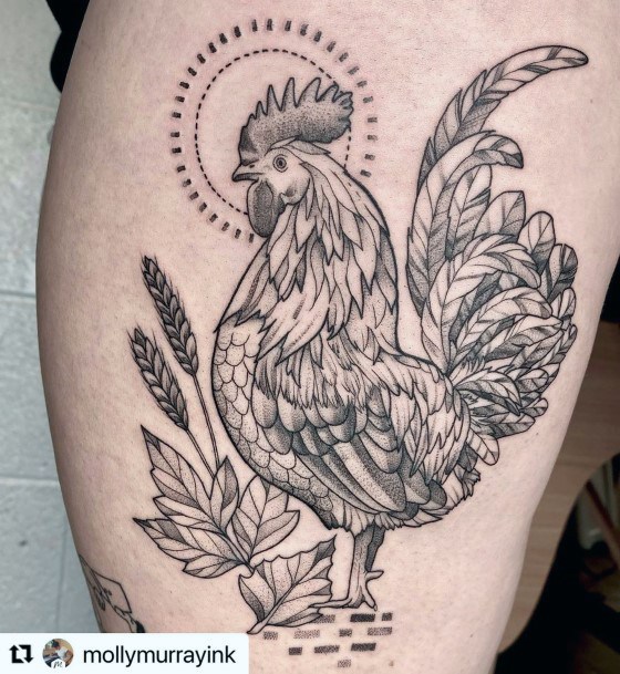 Stylish Womens Farm Tattoo