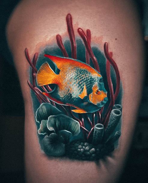 Stylish Womens Fish Tattoo