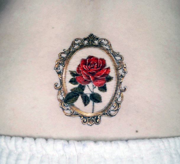 Stylish Womens Frame Tattoo