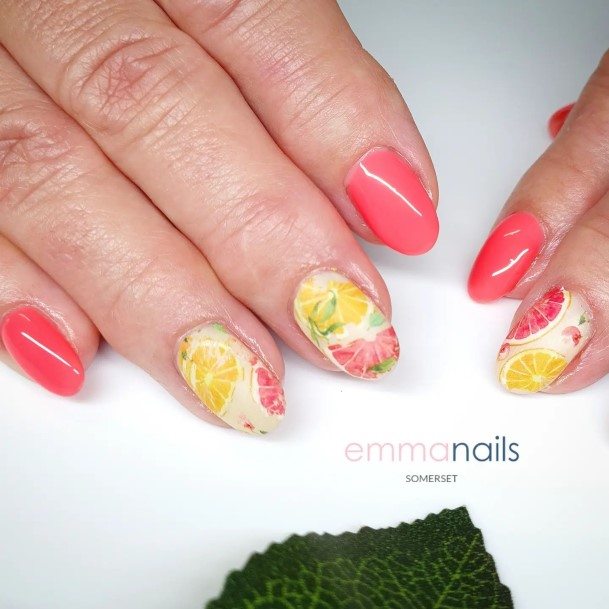 Stylish Womens Fruit Nail