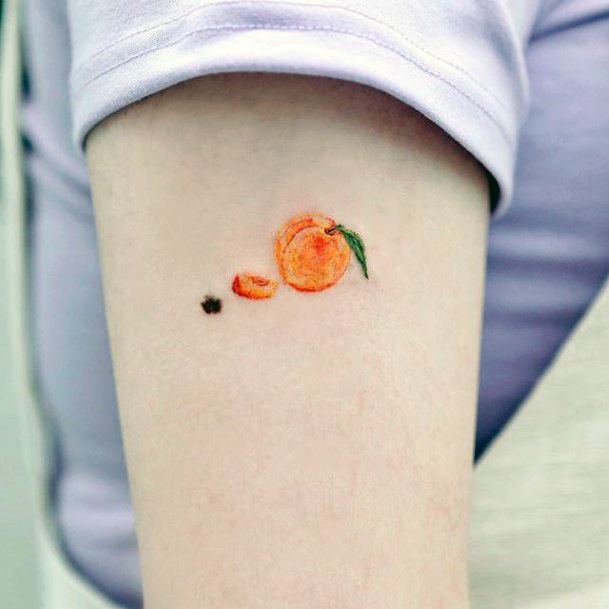 Stylish Womens Fruit Tattoo