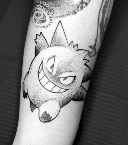 Stylish Womens Gengar Tattoo