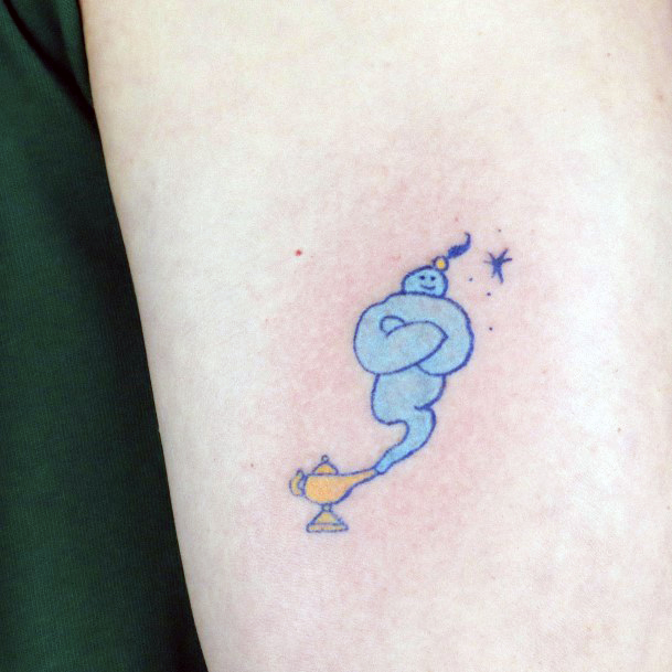 Stylish Womens Genie Tattoo