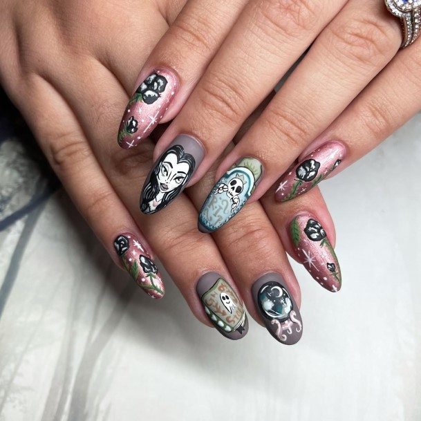 Stylish Womens Ghost Nail