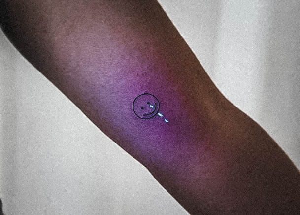 Stylish Womens Glow In The Dark Tattoo Tear Drops