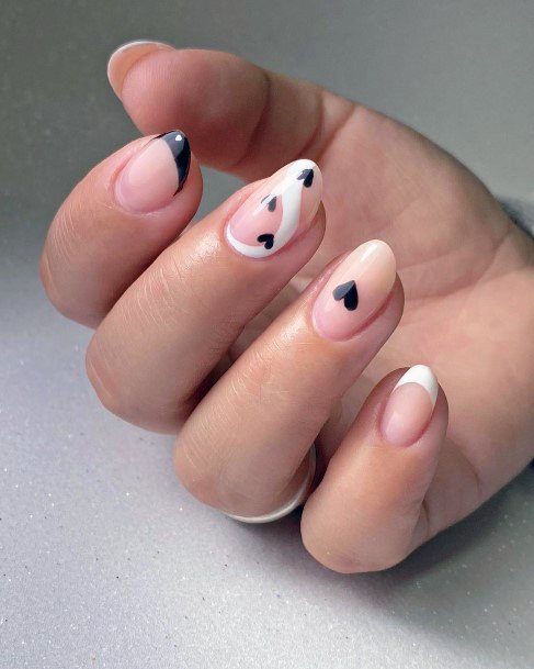 Stylish Womens Grey Dress Nail