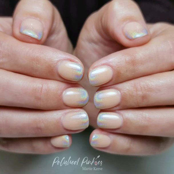 Stylish Womens Holographic Nail