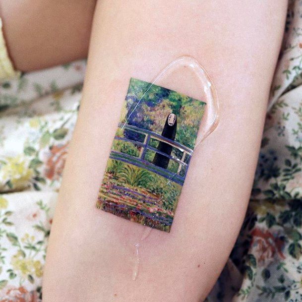 Stylish Womens Landscape Tattoo