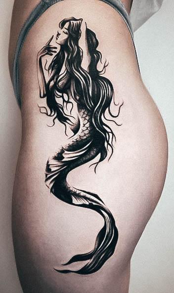 Stylish Womens Mermaid Tattoo