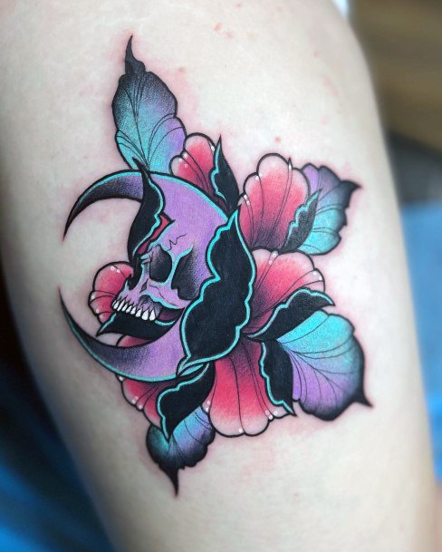 Stylish Womens Neon Tattoo