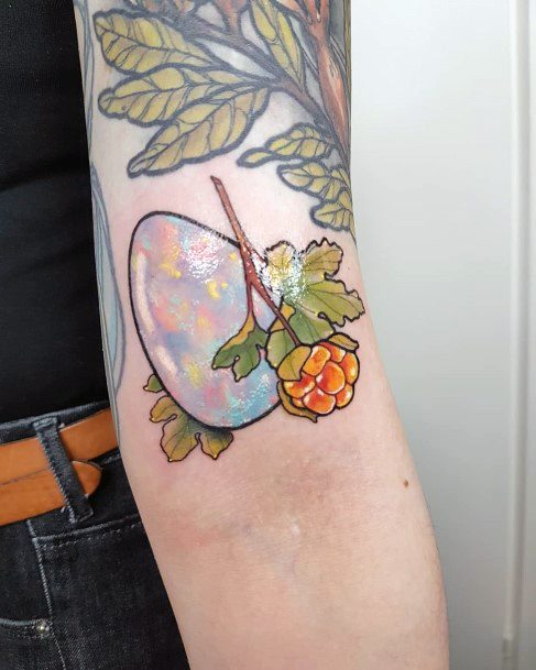 Stylish Womens Opal Tattoo