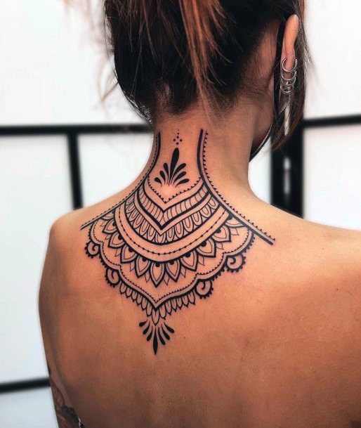 Stylish Womens Ornamental Tattoo