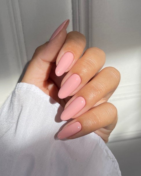 Stylish Womens Pale Pink Nail