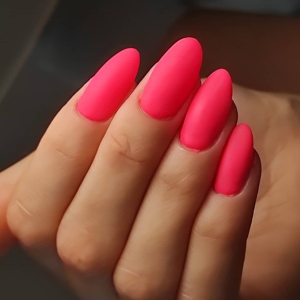 Stylish Womens Peach And Pink Nail