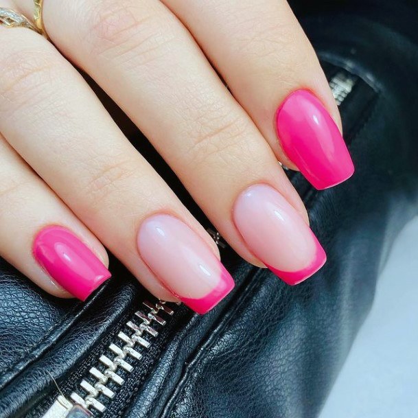 Stylish Womens Pink Nail