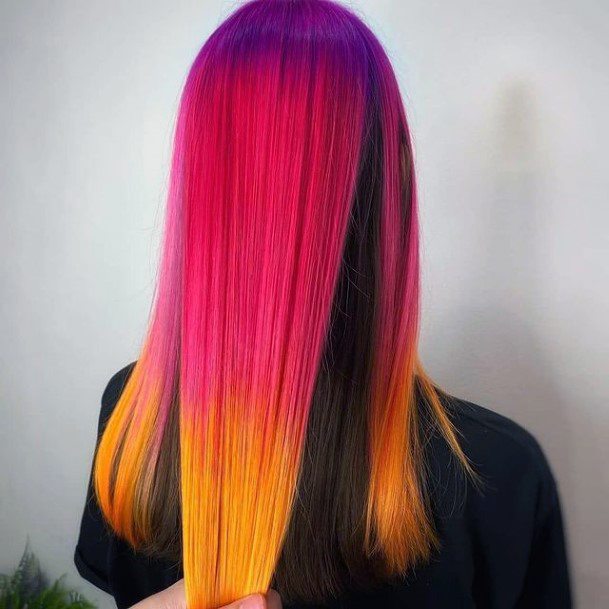 Stylish Womens Pink Ombre Hairstyles