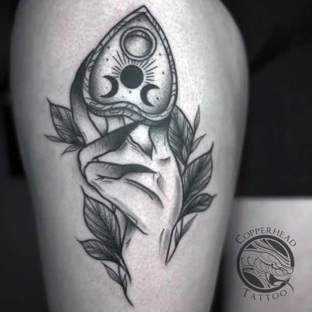 Stylish Womens Planchette Tattoo