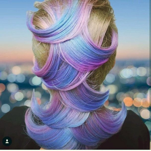 Stylish Womens Purple Hairstyles