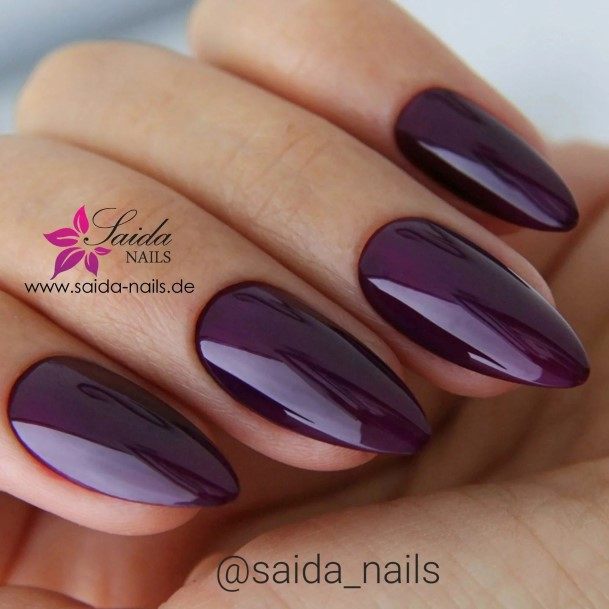 Stylish Womens Purple Summer Nail