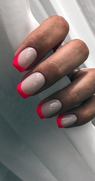 Stylish Womens Red Summer Nail