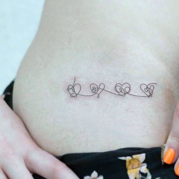 Stylish Womens Scribble Tattoo