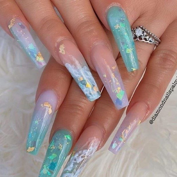 Stylish Womens Sea Nail