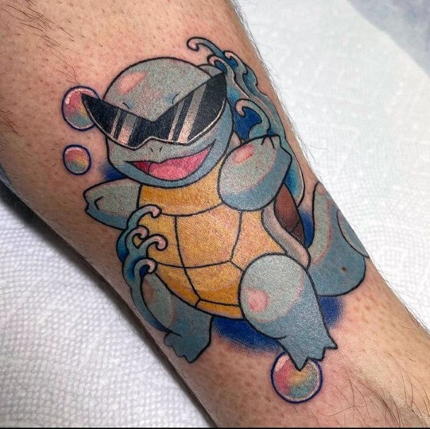 Stylish Womens Squirtle Tattoo