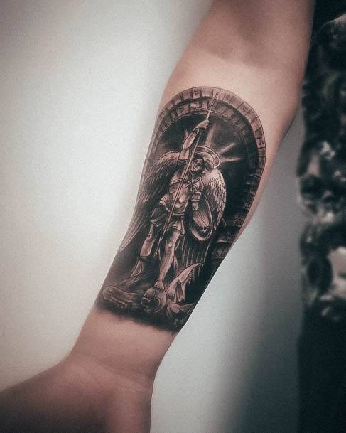 Stylish Womens St Michael Tattoo