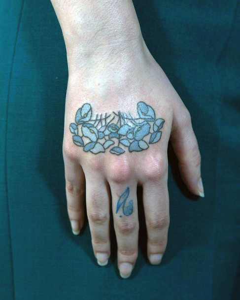 Stylish Womens Stained Glass Tattoo