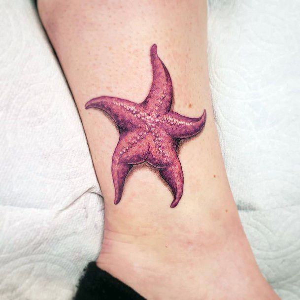 Stylish Womens Starfish Tattoo