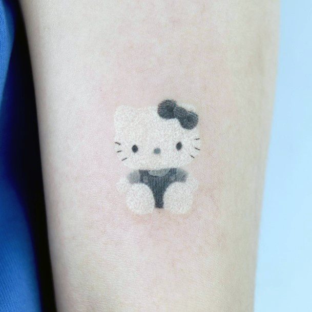 Stylish Womens Teddy Bear Tattoo