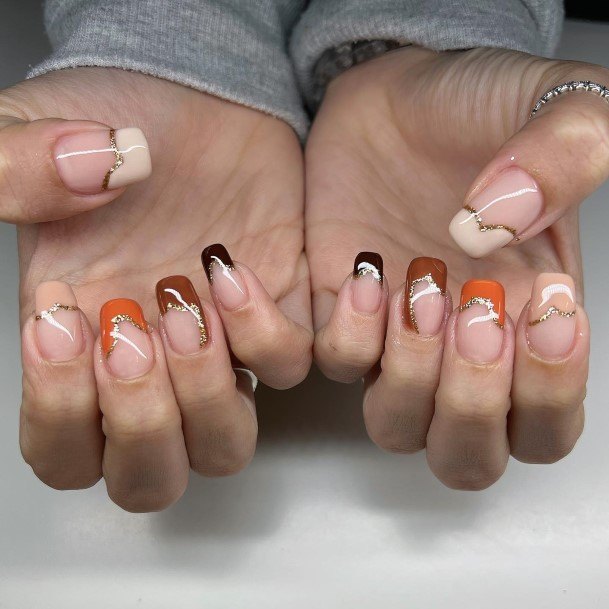 Stylish Womens Thanksgiving Nail