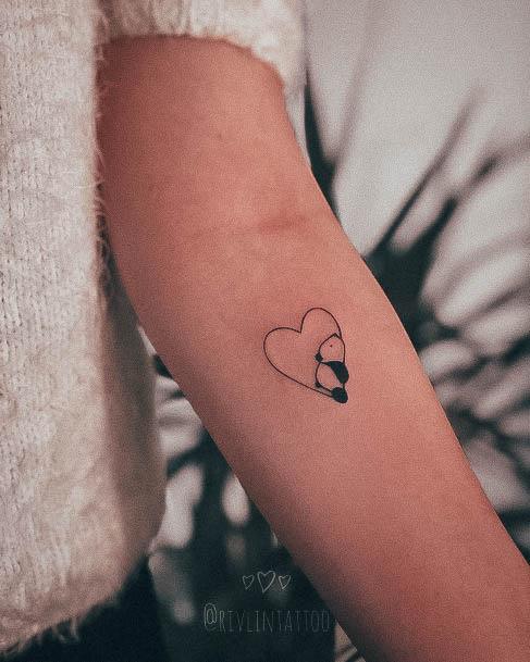 Stylish Womens Tiny Tattoo