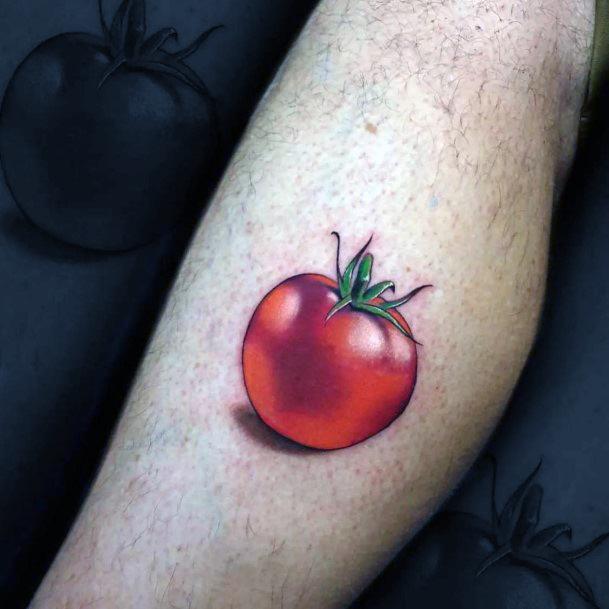 Stylish Womens Tomato Tattoo