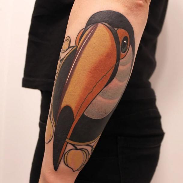 Stylish Womens Toucan Tattoo