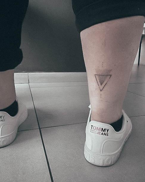 Stylish Womens Triangle Tattoo