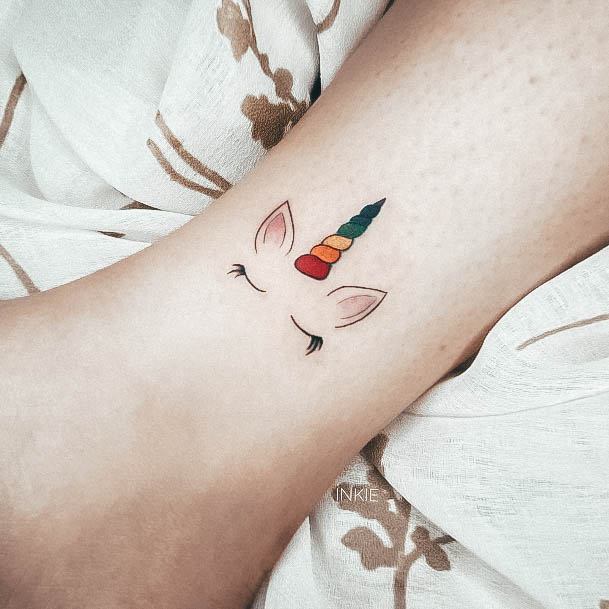 Stylish Womens Unicorn Tattoo