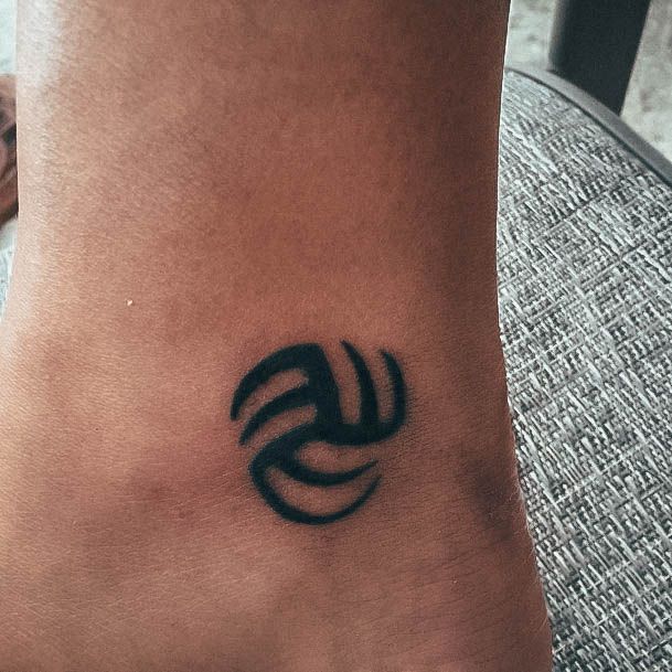 Stylish Womens Volleyball Tattoo