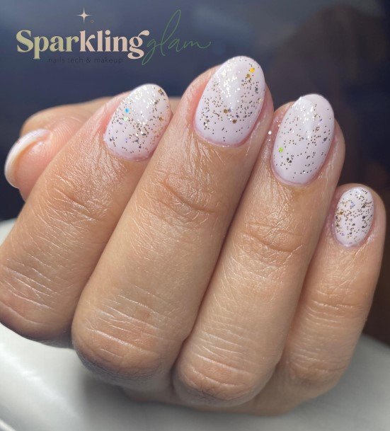 Stylish Womens White Almond Shaped Nail