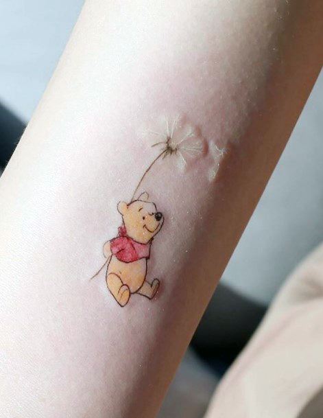 Stylish Womens Winnie The Pooh Tattoo