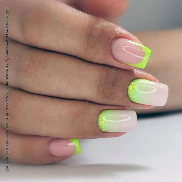 Stylish Womens Yellow Summer Nail