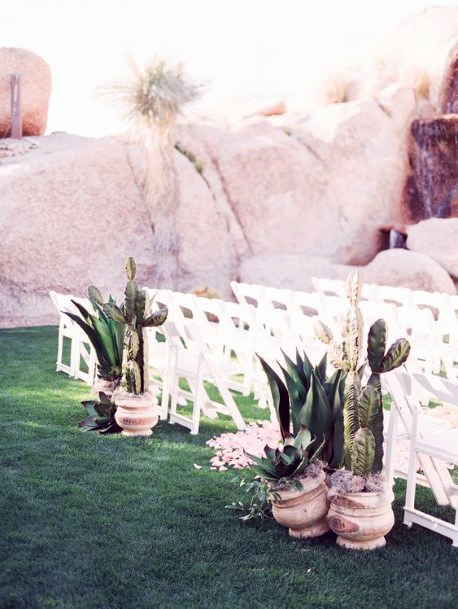 Succelents In Pot Wedding Decorations Mexican Style