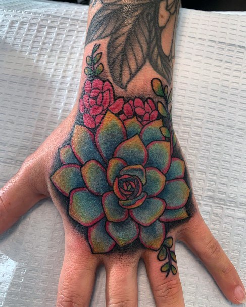 Succulent Womens Tattoos