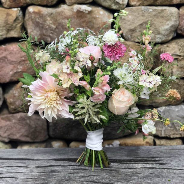 Summer Flowers Assemblage Wedding