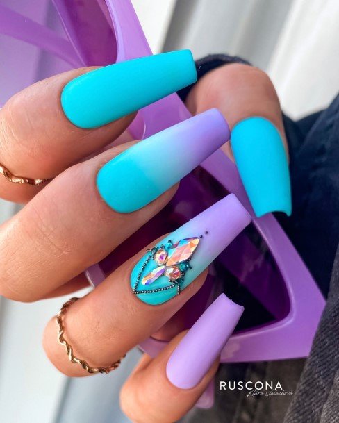 Summer Matte Nail Feminine Designs