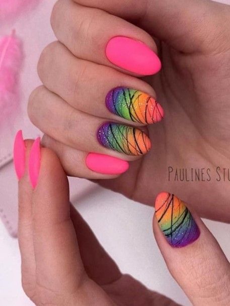 Summer Matte Nail For Ladies