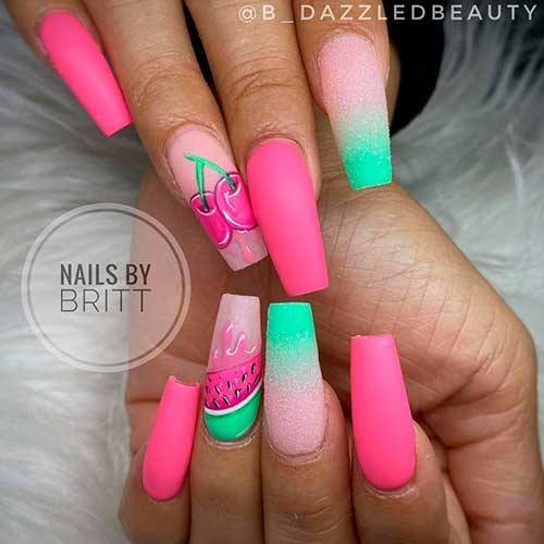 Summer Matte Womens Nail Ideas